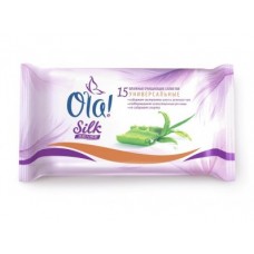 Влажные салфетки OLA! Silk Sense универсальные, 15шт