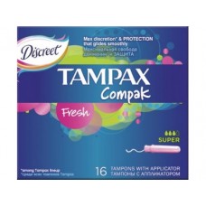 Tампоны TAMPAX Compak Fresh Super 16шт