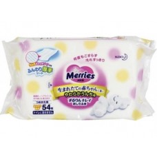 Влажные салфетки MERRIES, 54шт