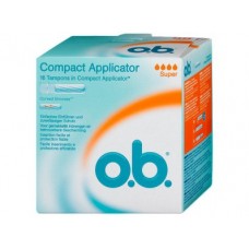 Тампоны с аппликатором OB Compact Super,16шт