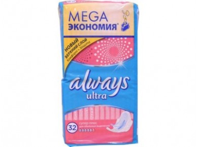 Прокладки ALWAYS Ultra super plus, 32шт
