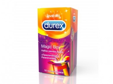 Набор презервативов DUREX Magic Box  Приключение и развлечение