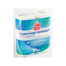 Полотенце бумажное FINE LIFE 2сл, 2шт