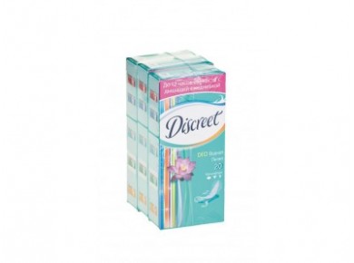 Прокладки ежедневные DISCREET alldays deo water lily, 20шт