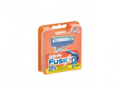 Кассета для станка GILLETTE fusion, 8шт