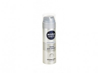 Пена для бритья NIVEA Серебряная защита, 200мл