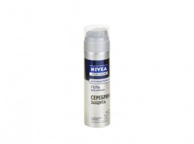 Гель для бритья NIVEA Серебряная защита, 200мл