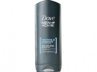 Гель для душа DOVE men чистота и комфорт, 250мл
