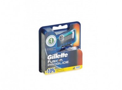 Кассеты сменные для бритья GILLETTE fusion proglide, 4шт