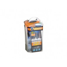 Станок для бритья GILLETTE fusion styler  + сменная кассета power + насадки для бритья усов, 3 шт. + гель для бритья, 9 мл в подарок