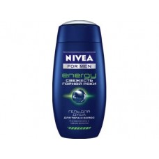 Гель для душа NIVEA for Men Energy Свежесть горной реки, 250мл