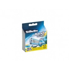 Кассеты сменные для бритья GILLETTE Mach3 Turbo