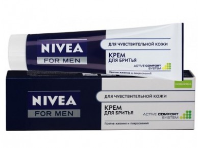 Крем для бритья NIVEA для чувствительной кожи, 100мл