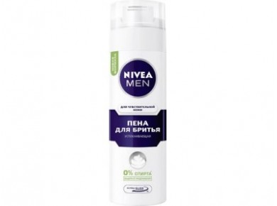 Пена для бритья NIVEA for men для чувствительной кожи, 200мл