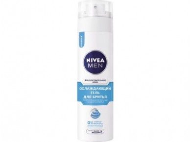 Охлаждающий гель для бритья NIVEA для чувствительной кожи, 200мл