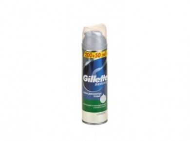 Пена для бритья GILLETTE питание и тонизирование, 250мл