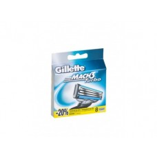 Кассеты для бритвенного станка GILLETTE mach3 turbо, 8шт