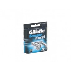 Кассеты для бритвенного станка GILLETTE sensor exсеl, 10шт