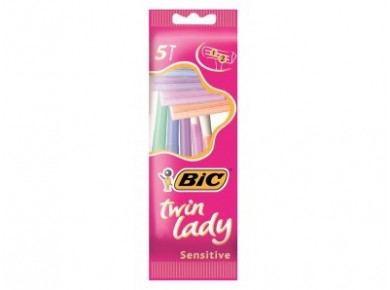 Станки одноразовые BIC twin lady, 5шт