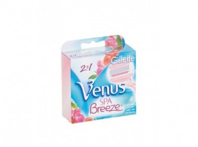 Кассеты для бритья VENUS spa breeze, 4 шт.