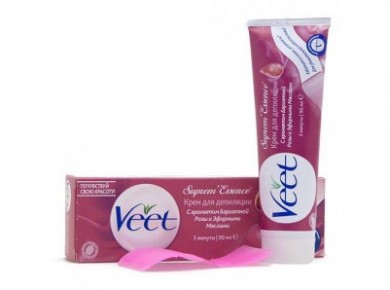 Крем для депиляции VEET Бархатная роза, 90 мл
