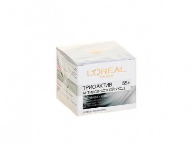 Крем LOREAL дэ трио актив против морщин, 50 мл