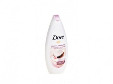 Крем-гель для душа DOVE кокосовое молочко и лепестки жасмина, 250мл