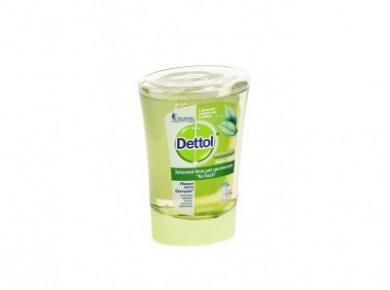 Жидкое мыло DETTOL, сменный блок, зеленый чай, 250мл