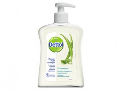 Жидкое мыло DETTOL, сменный блок, алоэ, 250мл