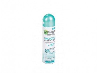 Дезодорант-спрей GARNIER mineral чистота нон-стоп, 150мл