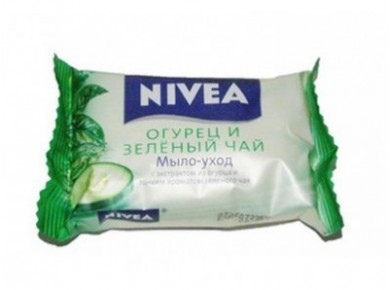 Мыло NIVEA Огурец и Зеленый чай, 90г