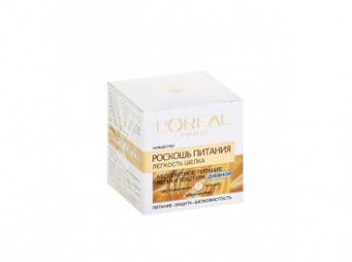 Крем LOREAL роскошь питания легкость шелка дневной, 50мл