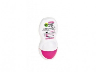 Дезодорант-антиперспирант GARNIER mineral невидимый чёрное/белое/ цветное, 50мл