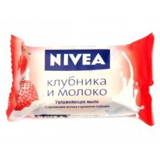 Мыло NIVEA Клубника и Молоко, 90г