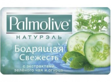Мыло PALMOLIVE Бодрящая свежесть с экстрактами зеленого чая и огурца, 90г