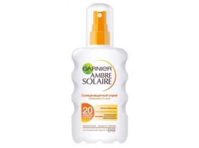 Спрей солнцезащитный GARNIER AMBRE SOLAIRE Увлажнение 12 часов, 200мл