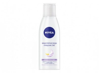 Миццелярная вода NIVEA Очищение 3в1, 200мл