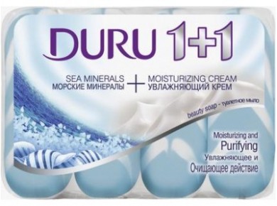 Мыло-крем DURU морские минералы, 4х90г