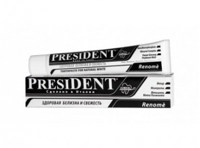 Зубная паста PRESIDENT renome, 75мл