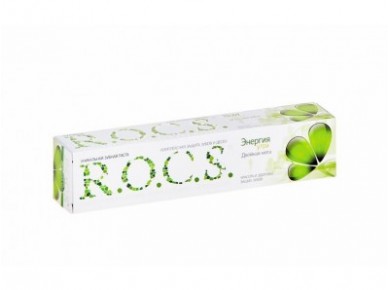 Зубная паста ROCS двойная мята, 74г