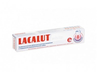 Зубная паста LAСALUT white,75мл