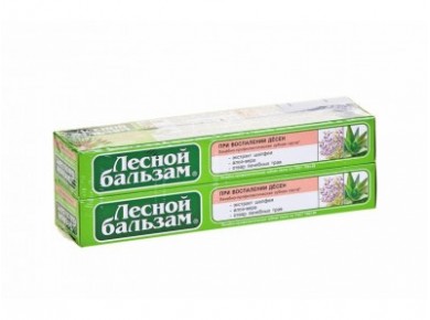 Зубная паста ЛЕСНОЙ БАЛЬЗАМ шалфей/алоэ-вера, 75 мл