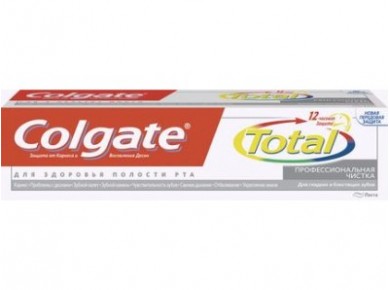 Зубная паста COLGATE Total Профессиональная Чистка,100мл