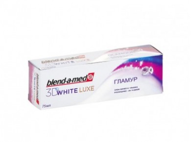 Зубная паста BLEND-A-MED 3dw luxe гламур, 75 мл