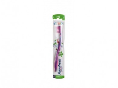 Зубная щетка AQUAFRESH юниор(для детей 6-9 лет), средняя жесткость
