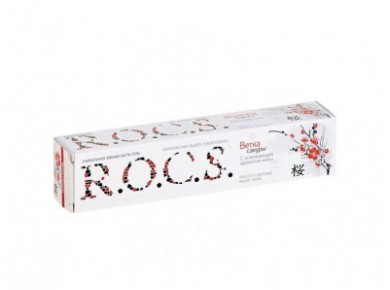 Зубная паста ROCS ветка сакуры, 74г