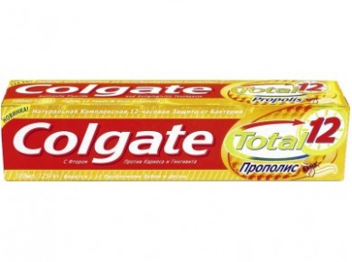 Зубная паста COLGATE тотал 12 прополис, 100г