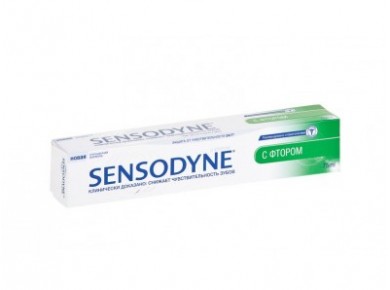 Зубная паста SENSODYNE с фтором, 75мл