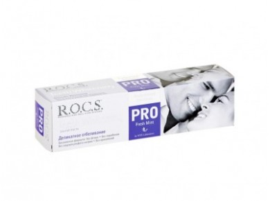Зубная паста ROCS pro деликатное отбеливание fresh mint, 135г