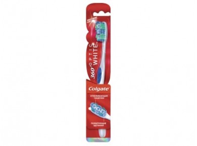 Зубная щетка COLGATE Оptic white средняя жесткость